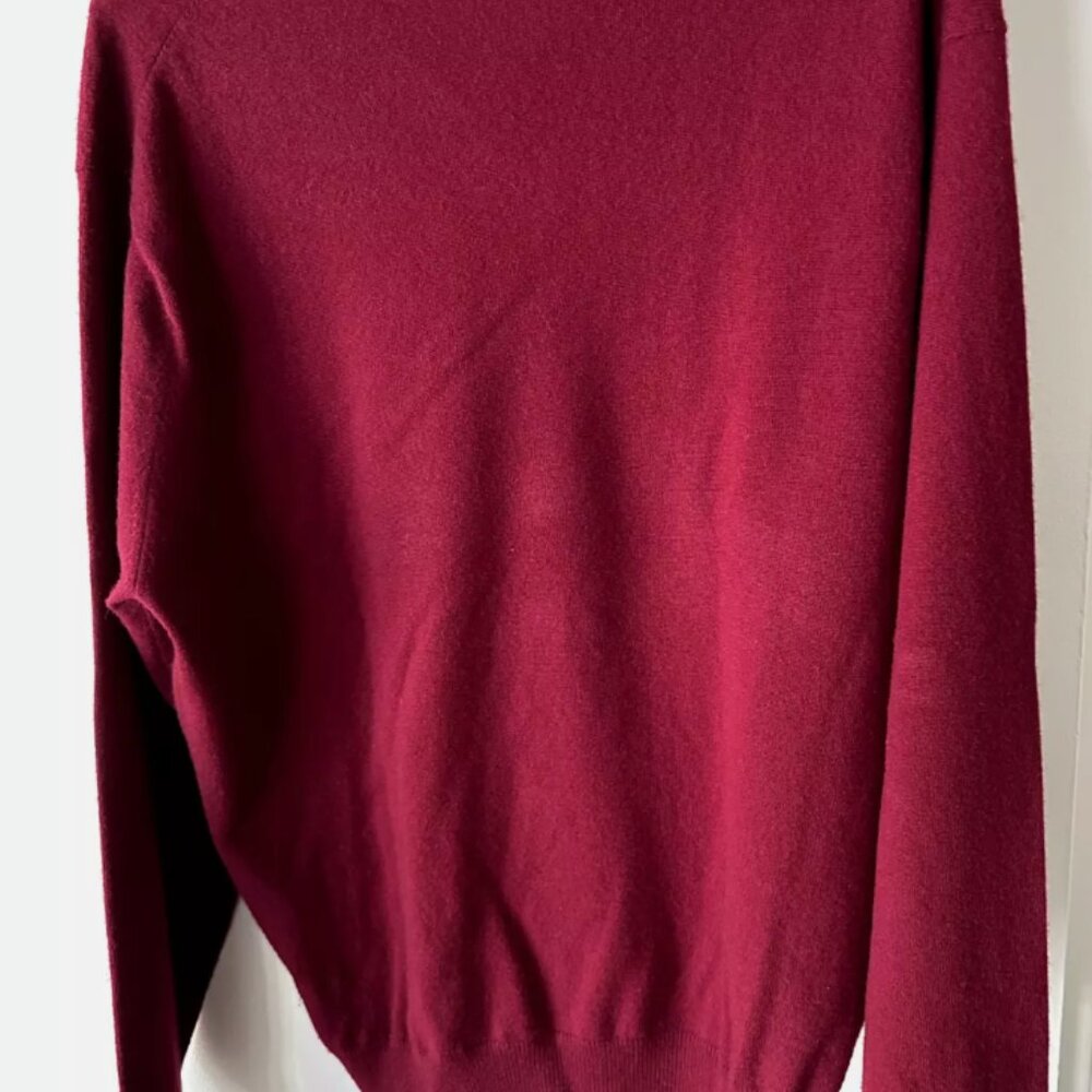 GORGEOUS PATRICK JAMES RESERVE MEN'S CASHMERE LONG SLEEVE SWEATER - Picture 2 of 3